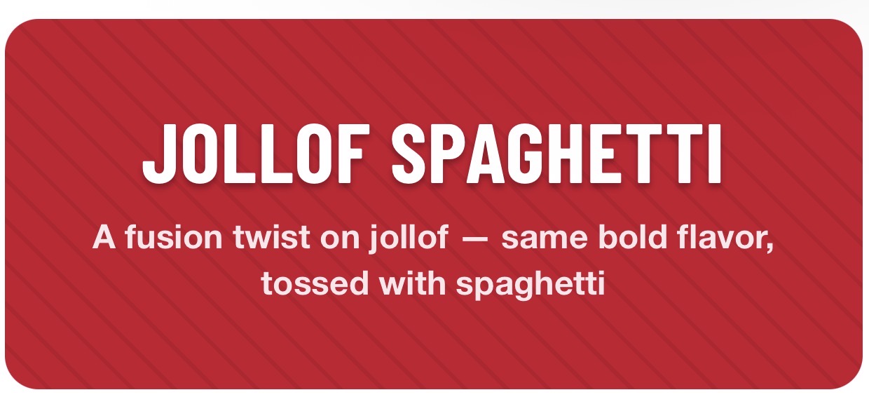 Jollof Spaghetti